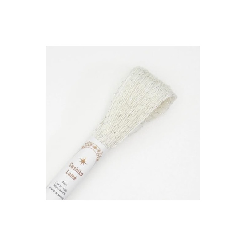 Olympus Thread Sashiko Lame Col. SL1 White Series