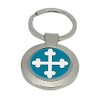 Heraldic Cross Bottony Key Ring