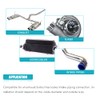 Universal 2.25" ID 2.5" ID Exhaust Pipe Adapter Connector Reducer