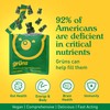 Gruns Adults Super Greens Gummies, Multivitamin Superfood Gummy Bears, Spirulina,