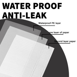 GEN’C BÉAUTY Disposable Dental Bibs 125 pcs 13 X 18 inches Waterproof Bibs for Dental Tattoo Manicure Pedicure (White)