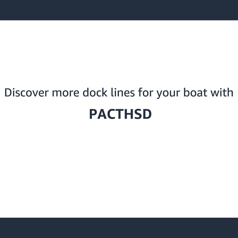PACTHSD 4 Pack 3/4" x 25' Dock Lines - Marine
