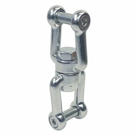 Yacht Steel Swivel Shackle with Hexagonal Socket, Fork - 118 x 20 mm