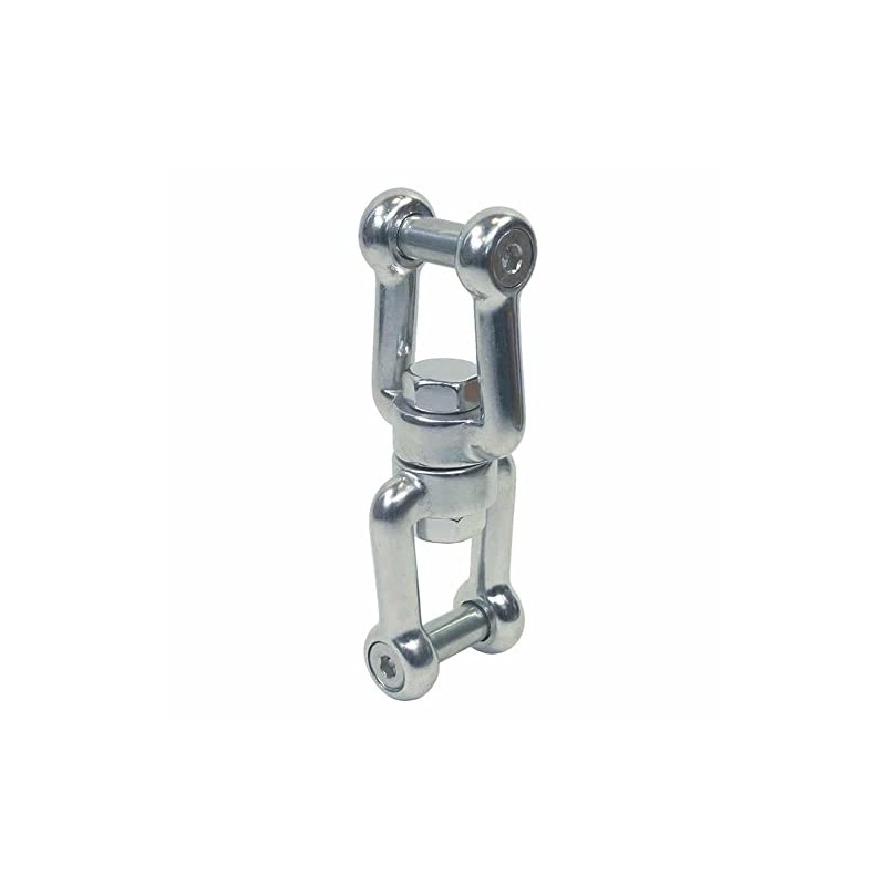 Yacht Steel Swivel Shackle with Hexagonal Socket, Fork - 118