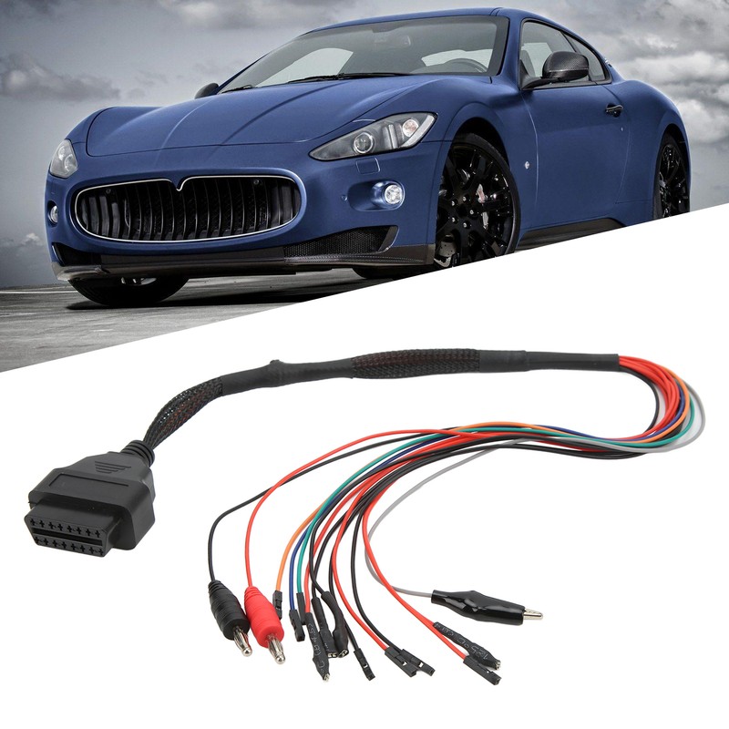 OBD2 Diagnostic Adapter 12V‑24V ABS Heat Resistant Wearproof Universal for