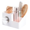 iDesign Facial Tissue Box Cover and Storage Caddy for Bathroom