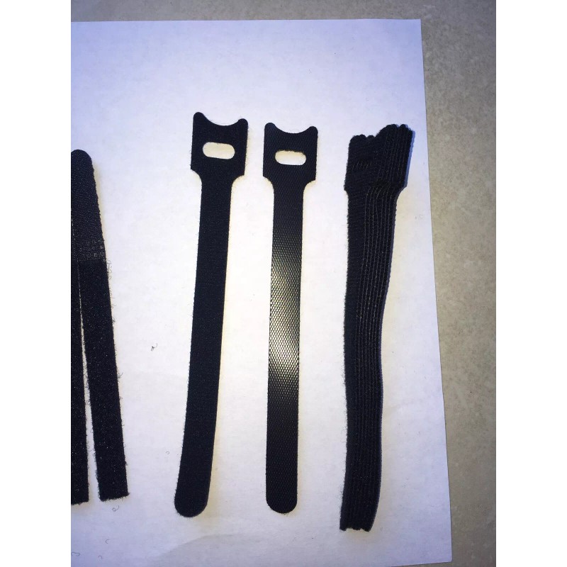 Unbranded 10 TWIN-PACK VELCR Brand Ties Cable Organizer Wraps Reusable