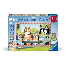 Ravensburger 12004111 Children's Puzzle-12004111 Bluey Puzzle for Children from 3 Years with 2 x 12 Pieces