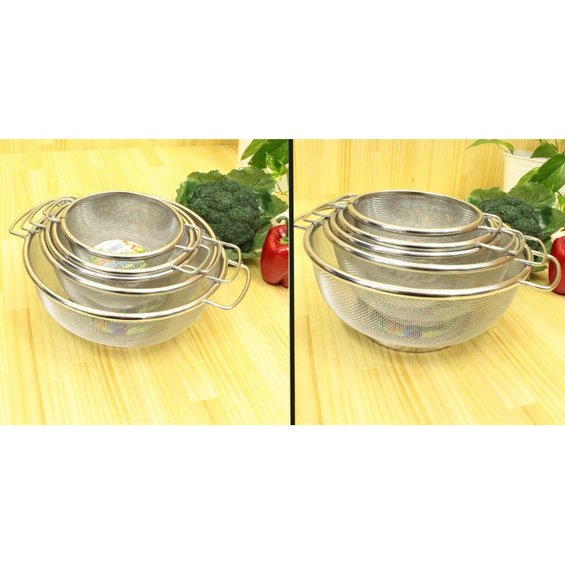 Inoue Kaami Industrial Living Strainer with Both Hands, 7.5 inches