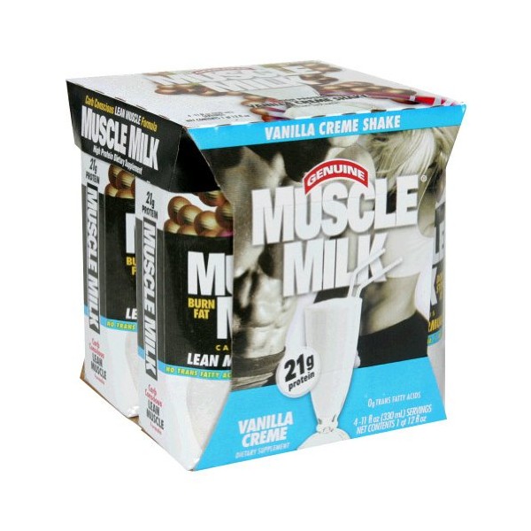 Muscle Mlk Rtd Van 4pk Size 44z
