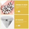 100pcs 10mm Acrylic Bullet Spike Cone Studs for Clothing Rivets
