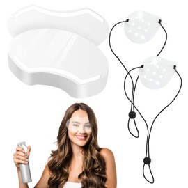 OQXEJPHFN 50 Pcs Disposable Shower Face Visor 2pcs Eye Shield, Waterproof Eye Patch Clear Face Shield For Showering