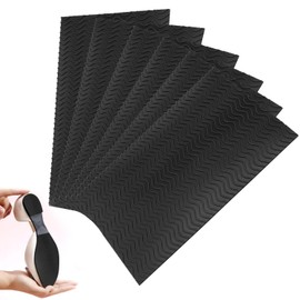 0XBIT Non-Slip Sole, Pack of 6 Non-Slip Sole Pads, Rubber Soles for Sticking, Shoe Soles Protectors for Soles for All Sizes, Non-Slip and Noise Reducing
