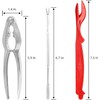 12 Piece Seafood Tools Set Nut Cracker Crab Lobster Set,
