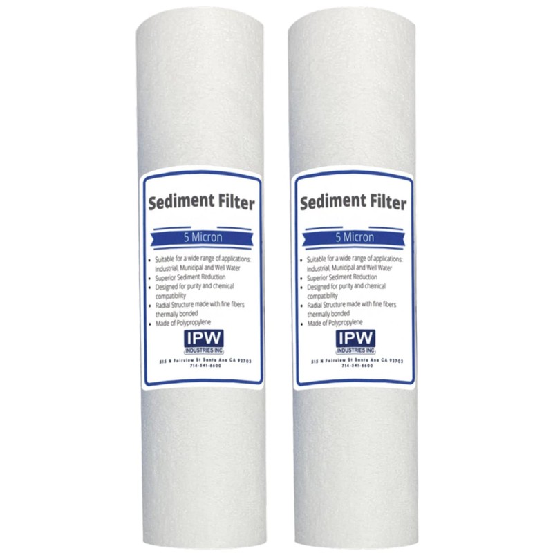 IPW Industries Inc.- Whole House Sediment Filter, Compatible with DuPont