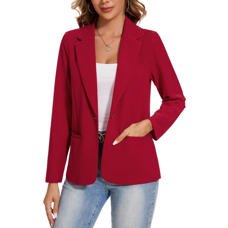 MINTLIMIT Lightweight Front-Lined Blazer for Spring and Summer with Long