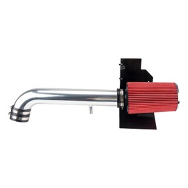 KAX 3 inch Cold Air Intake System Kit & Heat Shield Replacement for Jeep Wrangler 2012-2017, Jeep Wrangler JK 2018, High Performance, RED