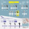 SANEI Shower Head Rainy Metallic Hand Stop 50% Water Saving