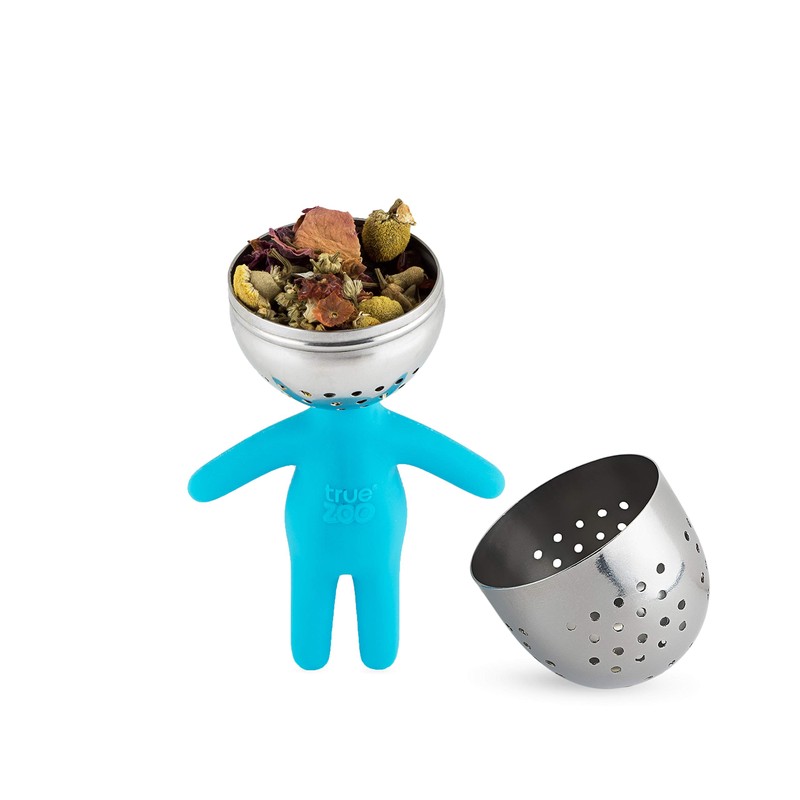 TRUE Brewce Tea Infuser, Silver/Blue, 5156
