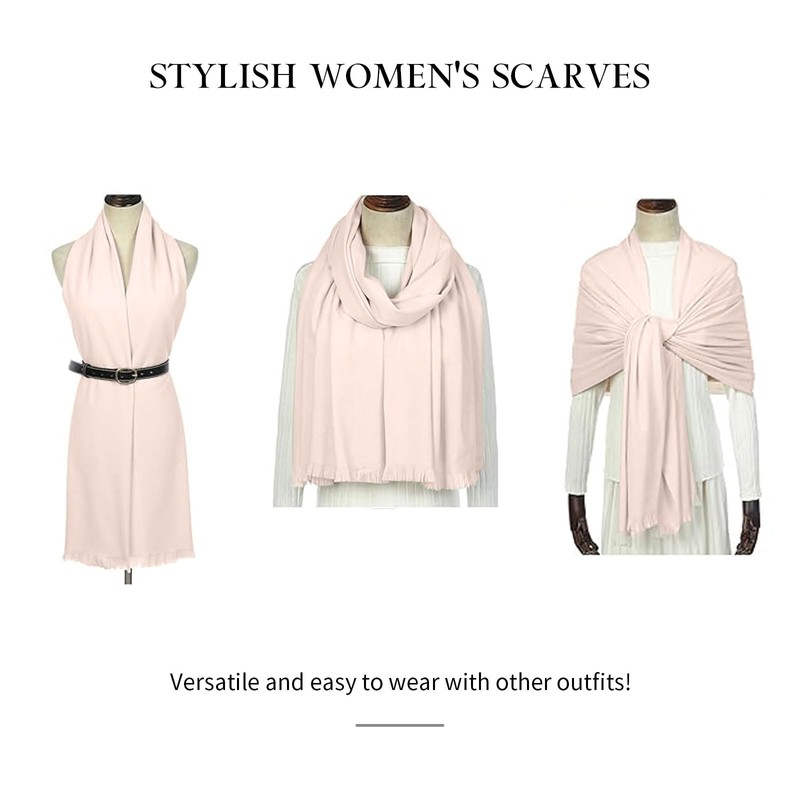 Mayoii Scarf for Women Ladies Pashmina Shawls and Wraps Soft