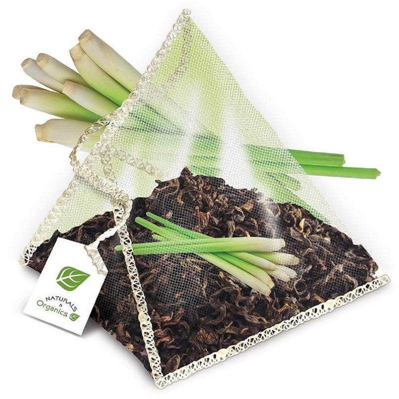 Organic Lemon Grass Green Tea, Low Caffeine Autopha Detox Tea