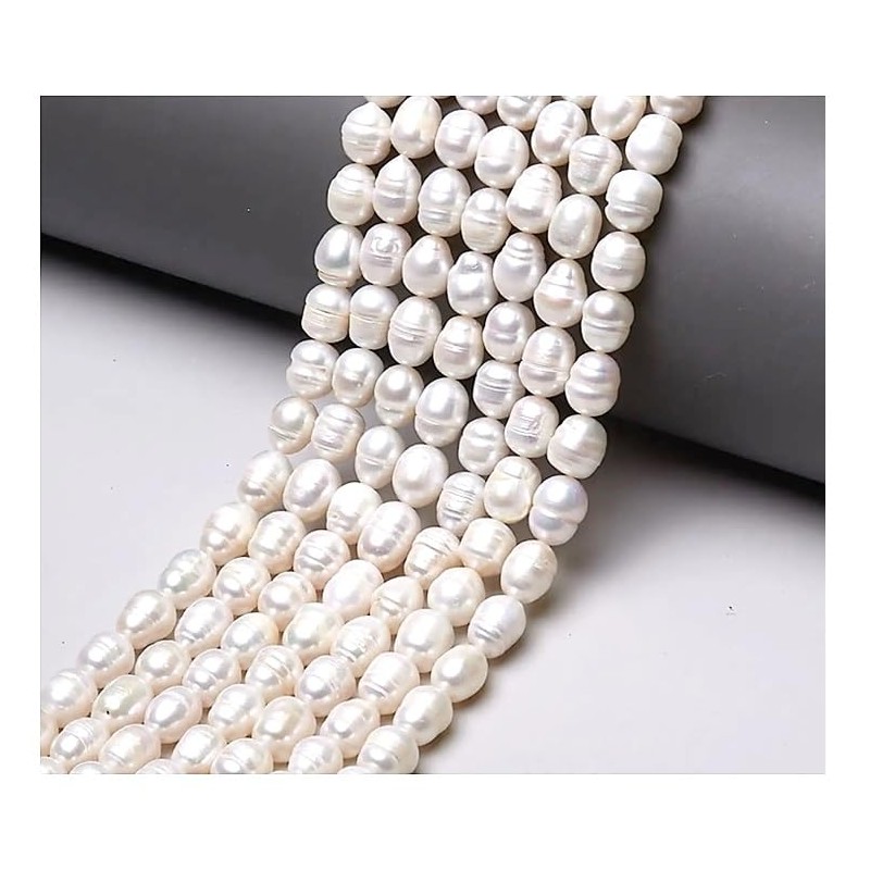 Collar Aretes y Pulsera Chapa de Oro Perlas Cultivadas con