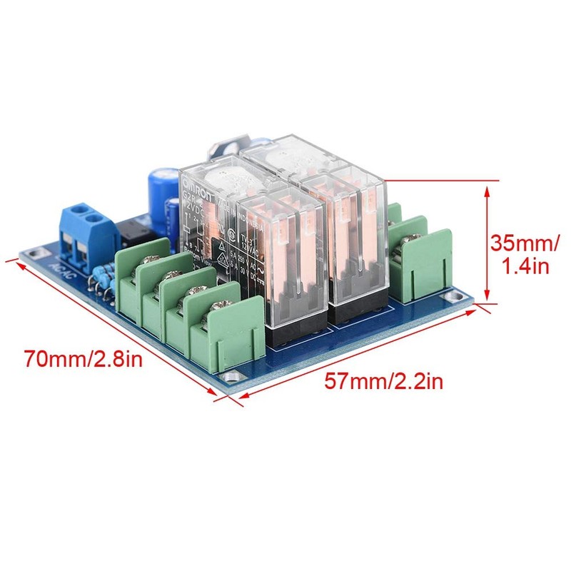 Bewinner UPC1237 Speaker Protection Relay, Automatic, 12-24V, Silver Alloy Contact,