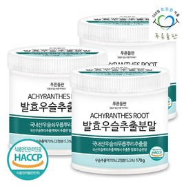 green fields Pureun Deulpan Domestic Fermented Achyranthes Root Extract Powder 170g (3 bottles) Root Extract / 푸른들판 국산 발효 우슬 추출 분말 가루 170g 3통 뿌리 추출물