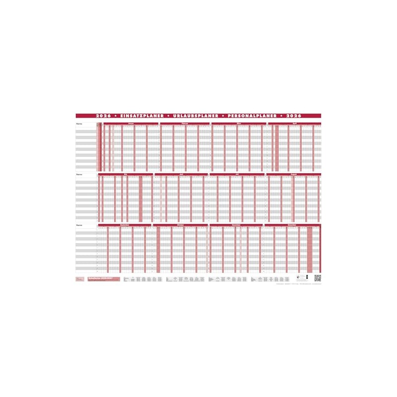 Field Planner, Project Planner, Holiday Planner 2026