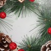 Christmas Wreath Hand Made Simulation Pine Cone Wreath Christmas Gift