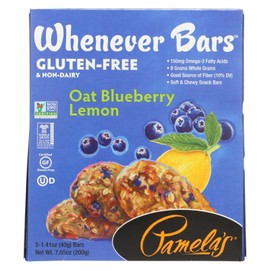 Pamelas Bar Oat Blubry Lemon 5pk
