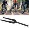 Road Bike Front Fork Carbon Fiber Quick Release Type Flat