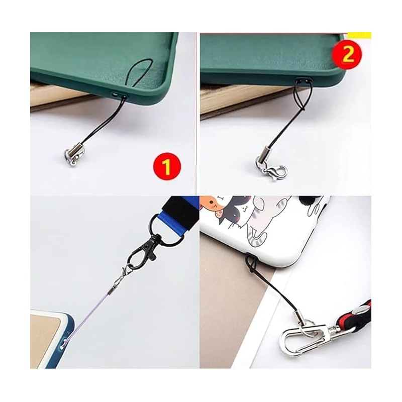 KCKEYS 30 PCS Lobster Clasp Phone Lanyard, Cell Phone Charm