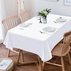 COCPOK 6 Pack Plastic Table Skirts and Table Cloths, 3Pcs