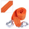 4 Meter Duty 3 Ton Towing Strap with Hooks -