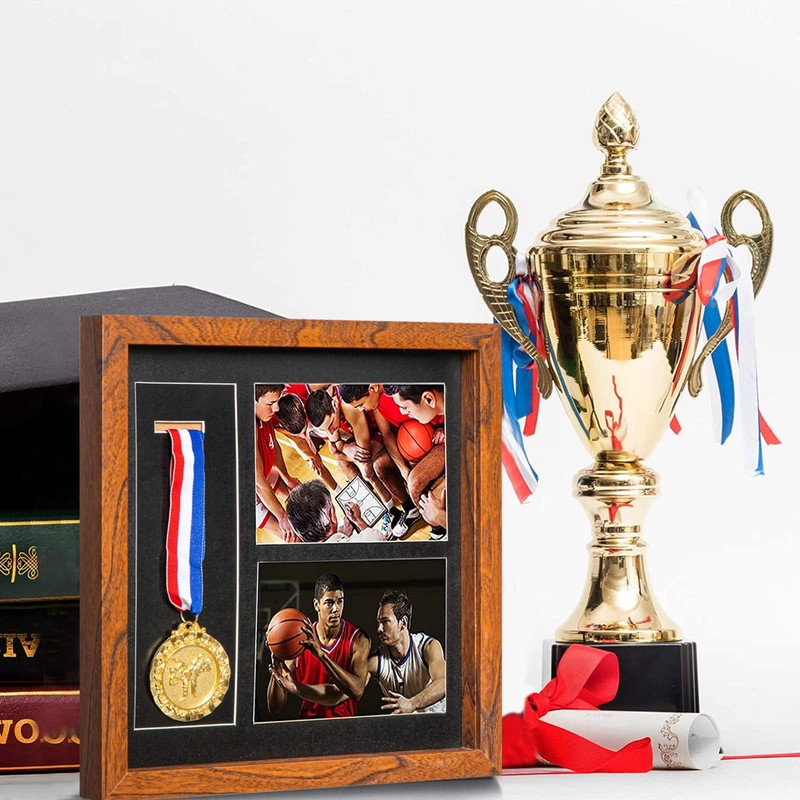 IHEIPYE Medal Display Shadow Box - Single Medal Display case