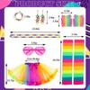 Hifot 80s Outfit Women's Accessories, Costume 80s Retro Neon Tutu