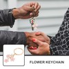 PACKOVE Decor Cherry Blossom Keychain key Wallet Keychain Key Hanging