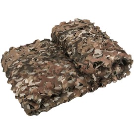 LOOGU Camo Netting Camouflage Net Oak Leaves Cutting for Military Hunting Blind Shooting Watching Sunshade Party Decor