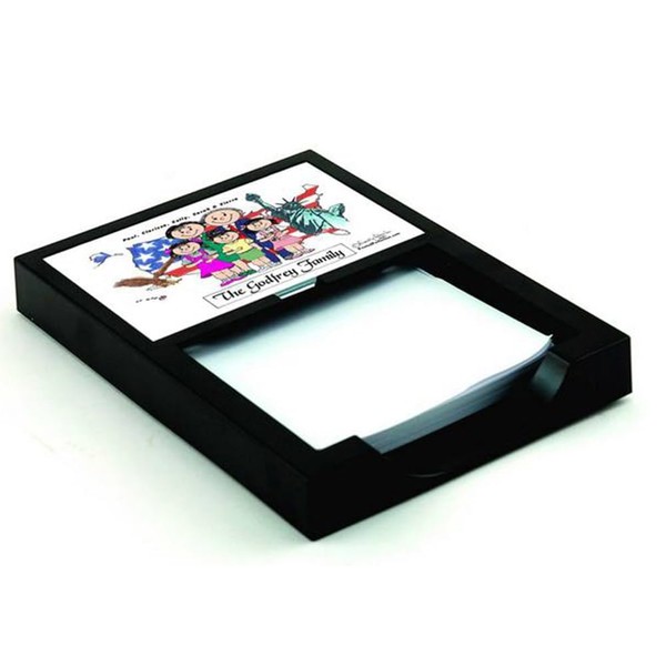 Personalized Patriotic Couple - Three Girls Memo Holder with 100
