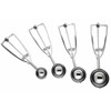 KitchenCraft Mechanical Stainless Steel Cookie / Ice Cream Scoop, 6.2
