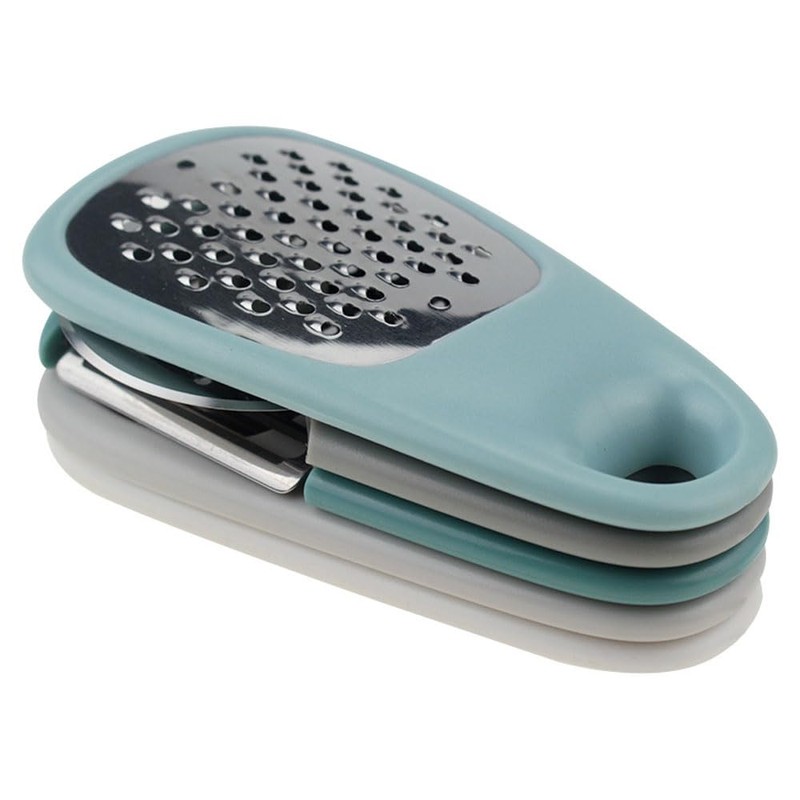 Portable Kitchen Tools, 5 in 1 Mini Cheese Grater Stainless