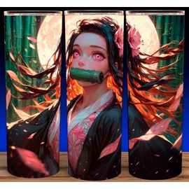 Glow in the Dark Demon Slayer Nezuko  Kimetsu No Yaiba Anime Cup Mug Tumbler