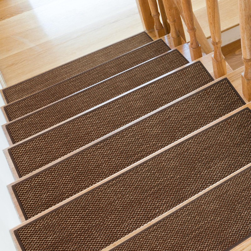 SMILOOL Stair Treads Non Slip for Wooden Steps Indoor 9"