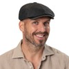 Stetson Brooklin Old Cotton Flat Cap Ivy hat (XL (60-61