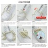 UamGlsob 2/5''(10mm) Thick Rope Shoe Laces for Sneaker, Round Cotton