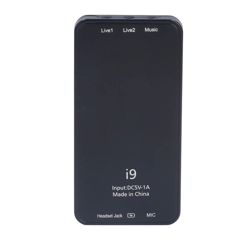 I9 Voice Changer Set, Mini Live Broadcast Voice Disguiser, Portable