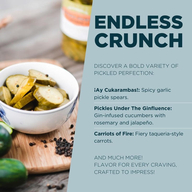 Pickles Under the Ginfluence - Thick-Cut Pickle Chips with Gin,