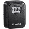 Puroma Security Key Lock Box, 4-Digit Combination Waterproof Lock Box
