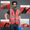 WLHGH Safety Vest, Highly Visible, Reflective, Unisex, High Visibility Vest